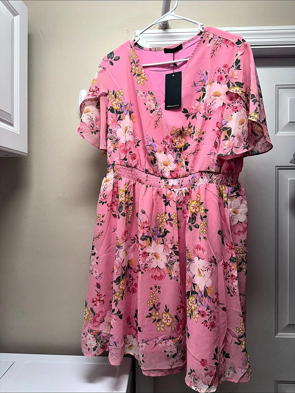 Floral Mini Dress in Pink NWT